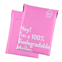 GZXY Écologique D2W Rose Co-Ex LDPE Poly Mailers Expédition Fécule de maïs Mailer Bags Courier Bags
