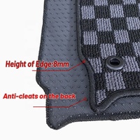 Tapis de sol de voiture échiquier personnalisé tapis de sol de voiture de haute qualité pour Mercedes-Benz CLA 200