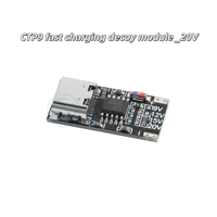 CTP9 Modul Pengisi Daya Cepat 9V12V15V20V PD/QC Kabel Penguat USB Pengisian Cepat Tipe-C