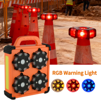 6/8-Pack 360 °   Feux de sécurité séquentiels à LED pour véhicules, signalisation routière à haute visibilité avec CE et RoHS