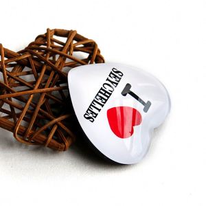 Imanes de Refrigerador Personalizados, Imán de Cristal Magnético con Forma de Corazón para Refrigerador, Recuerdo o Regalo - Product Image 2