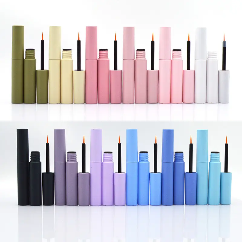 FOCSTAR Colorful Empty Plastic Eyeliner Tube Container Refillable Eyelash Mascara Liquid Tube Bottle (BT3075)