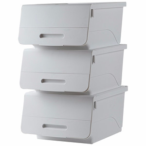 Japanese-style Household <strong>Storage</strong> Box Front-opening <strong>Plastic</strong> Superimposed Toy Clothing <strong>Storage</strong> Box Cube <strong>Storage</strong> <strong>Bins</strong> - Product Image 2