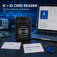 Carte intelligente NFC 13,56 MHz avec lecteur de carte IC/ID Bluetooth 125K/250K