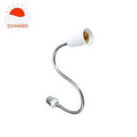 Nouveau produit Support de lampe flexible B22 à E27 avec rallonge de câble de 10cm