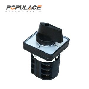 Commutateur rotatif Populace LW8D-10A 3 positions 3 sections pour moteur de générateur diesel - Product Image 4