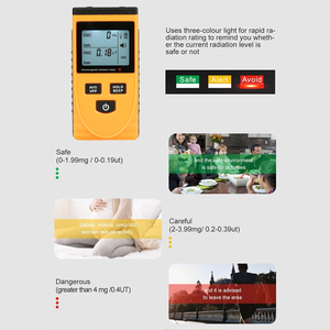 Dijital LCD güneş radyasyonu metre Anti elektromanyetik radyasyon ölçüm dedektörü dozimetre sensörü GM3120 - Product Image 3