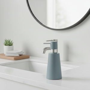 Dispenser di sapone Spirella, collezione MOVE, colore grigio ghiaccio - Product Image 3