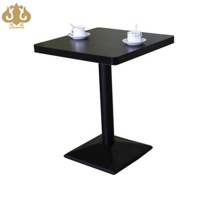 <span class=keywords><strong>Tavolo</strong></span> da Pranzo <span class=keywords><strong>Quadrato</strong></span> per Ristorante 60x60 cm Colore <span class=keywords><strong>Nero</strong></span> - Product Image 1