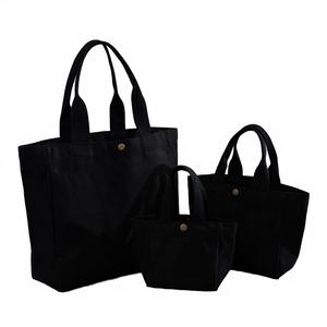 กระเป๋าผ้าแคนวาสแบบขายส่ง เป็นมิตรกับสิ่งแวดล้อม ผลิตจากผ้าฝ้าย 100% รับสกรีนโลโก้ ใช้ซ้ำได้ เป็นมิตรต่อสิ่งแวดล้อม เหมาะสำหรับใส่ของช้อปปิ้ง - Product Image 3