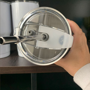 EE. UU. al por mayor 30oz 900ml regalos personalizados termo blanco revestimiento de sublimación sin tallo <span class=keywords><strong>taza</strong></span> en blanco con tapa de plástico para impresión DIY - Product Image 6
