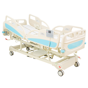 Cama Manual de cinco funciones para atención médica, hogar de ancianos, manivela manual para pacientes, cama de altura ajustable, cama de Hospital con embalaje de cartón de 1 pieza - Product Image 5