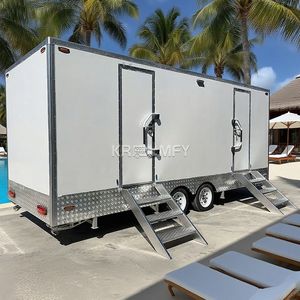 Prix de gros Remorque toilettes mobiles de luxe VIP à double porte - Product Image 6