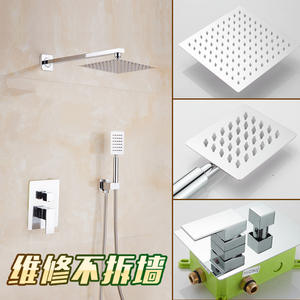 Válvula de ducha empotrada en la pared Chengming Sanitary Ware H208 cromada ajustable para uso en hoteles - Product Image 4