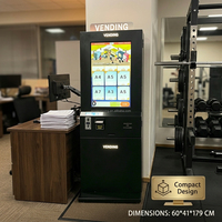 Distributeur automatique intelligent à écran tactile SH-DB10D, kiosque de vente au détail automatisé, paiement multi-mode pour snacks, boissons, boîtes mystères, bijoux, 110-220V