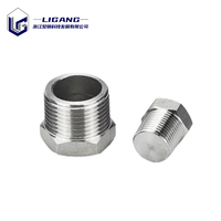 Bouchon hexagonal fileté standard ANSI SS316 NPT en fonte, connexion universelle, bouchon de tuyauterie métallique pour plomberie