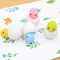 Borrador Creativo con Forma de Huevo de Gallina, Material Escolar para Estudiantes
