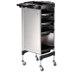 Carrito de Salón de Belleza Dongpin, 320x420x920mm, Acero Inoxidable, Almacenamiento Multicapa, Gabinete Móvil para Salón de Peluquería - Product Image 2