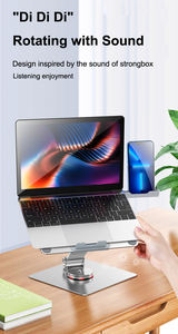 Soporte giratorio personalizado para portátil 2025 para escritorio, elevador ajustable para portátil, soporte para portátil de 17,9 pulgadas para <span class=keywords><strong>Mac</strong></span> de oficina en casa - Product Image 4