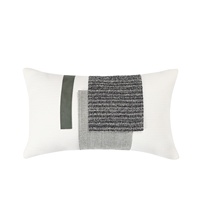 2025 usine Offre Spéciale haute qualité Patchwork luxe Rectangle coussins couverture maison canapé décor lombaire taie d'oreiller