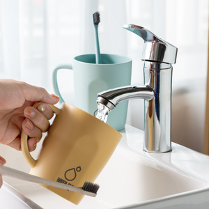 <span class=keywords><strong>Gobelet</strong></span> à gargarisme réutilisable en fibre de blé écologique avec logo <span class=keywords><strong>personnalisé</strong></span>, pour eau potable, café, thé, mug en <span class=keywords><strong>plastique</strong></span> avec poignée, pour la maison et l'<span class=keywords><strong>école</strong></span> - Product Image 5