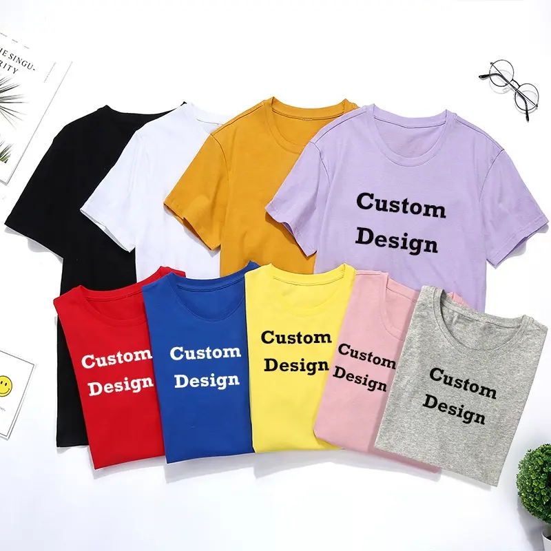 Factory Wholesale On Demand Printing T Shirt Custom Design Print On Demand Tshirt Unisex Print On Demand T Shirt