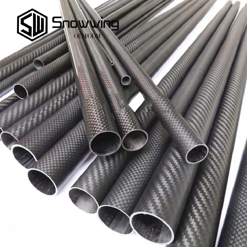 Carbon fiber round tube Carbon fiber propeller tube mechanical and electronic products