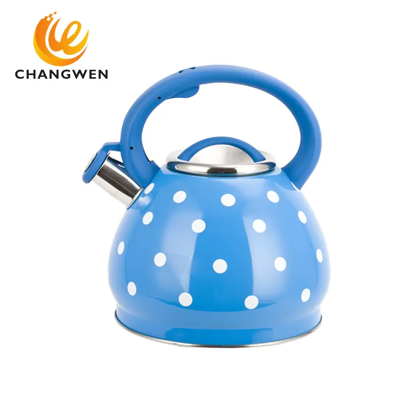 Кувшин для воды из нержавеющей стали чайник со свистком 3L чайник со свистком качество чайник красный носик блокировка крышки плите чайник со свистком