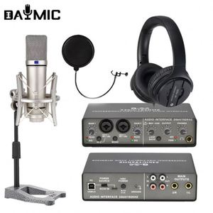 Kit d'enregistrement en studio professionnel 2 canaux avec interface multifonction, micro-casque et haut-parleur pour pare-brise - Product Image 6