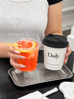 8 gobelets à café jetables de 12 oz, papier de qualité alimentaire, impression personnalisée, film double couche, couvercle hermétique