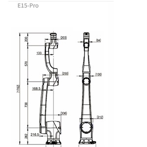 Robot Colaborativo Huayan Robotics E15-Pro de 6 Ejes con Capacidad de Carga de 18 kg, Alcance de 1300 mm, Control y Visión Artificial, Certificado CE - Product Image 2