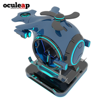 Simulador de tiro de helicóptero, cabina de vuelo, simulador de enseñanza y entrenamiento de aviones, máquina de juego VR, simulador de vuelo de movimiento 9D