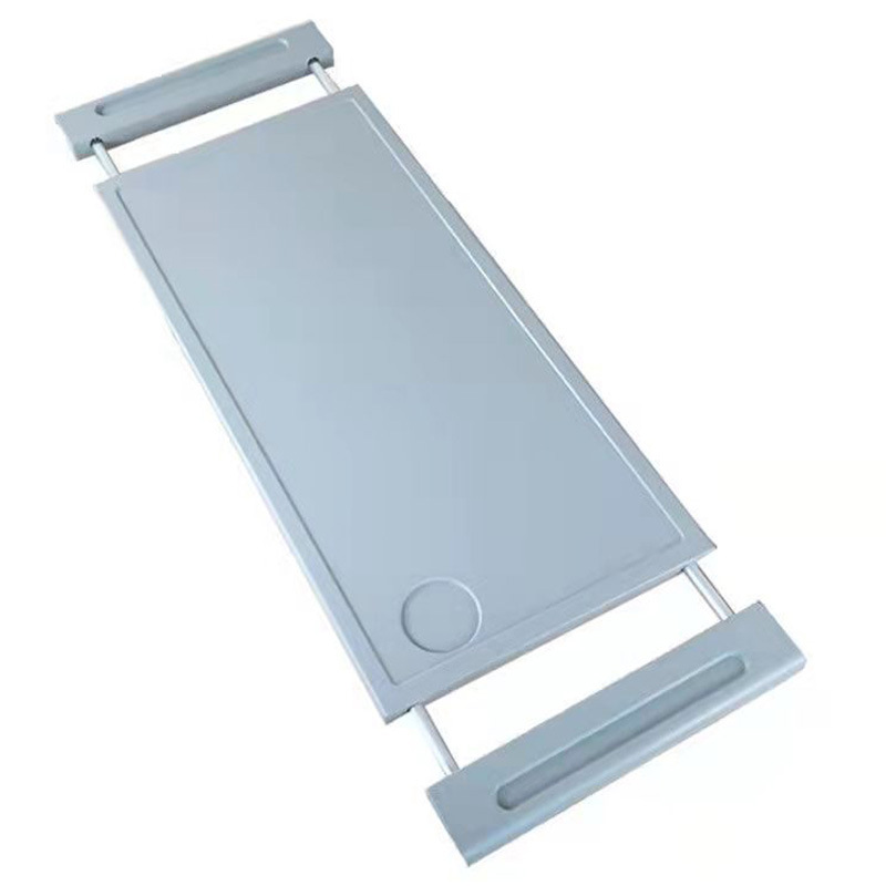 ABS white telescopic dining table