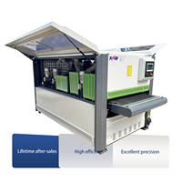Machine de ponçage automatique industrielle à brosse, ponceuse de profil haute performance pour le polissage de meubles, portes, armoires et MDF