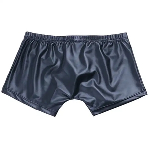 Body Sex Lingerie Sexy stretto pantaloncini simili al lattice Costume intimo maschile per uomo Sex Game - Product Image 4