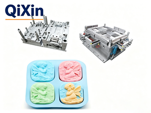 แม่พิมพ์ฉีดพลาสติกยี่ห้อ QiXin รุ่น QX-M016 สำหรับผลิตชิ้นส่วนเครื่องครัวพลาสติก วัสดุ P20/718 ผลิตในประเทศจีน - Product Image 4