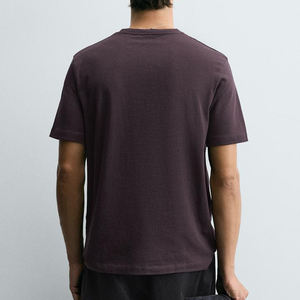 Camiseta de Alta Calidad <span class=keywords><strong>Charlo</strong></span> Garment, Color Personalizado, 100% Algodón, Fabricante de Camisetas, Diseño en Blanco, Camiseta de Moda de Peso Pesado para Hombre - Product Image 4