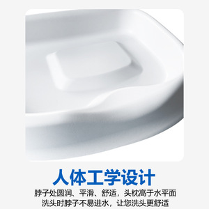 Bol de shampoing portable personnalisable en gros Bassin de shampoing gonflable Lavabo gonflable pour personnes âgées handicapées enceintes - Product Image 4