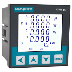 Meter Listrik Panel Digital Tiga Fasa Industri RS485 Modbus RTU Penganalisa Kualitas Daya Bersertifikasi CE Pencatat Data 0.5S - Product Image 3