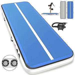 Tapis d'entraînement gonflable en PVC avec logo personnalisé pour piste de gymnastique, disponible en 3m, <span class=keywords><strong>4m</strong></span>, 6m de long avec 10cm d'épaisseur pour une utilisation en salle de sport - Product Image 4