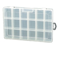 Boîte de rangement multi-compartiments en plastique de 11,5 pouces pour composants, idéale pour atelier, stockage de petites engrenages, ODM/OEM