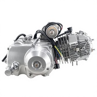 Ensemble moteur 125cc 4 temps, cylindre en alliage d'aluminium, embrayage automatique, marche arrière, démarrage électrique pour ATV et karting