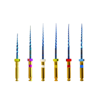 6 uds instrumento Dental activación por calor archivos de Color Endo archivo uso del motor limas rotativas endodoncia raíz canal NITI herramienta de dentista