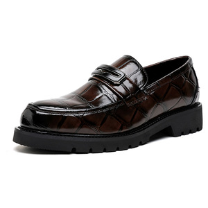 Nuove <span class=keywords><strong>Scarpe</strong></span> in Pelle di Grande Taglia con Tomaia Lucida, Mocassini per Affari e Matrimoni, Calzature in Pelle - Product Image 5