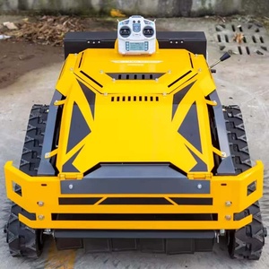 Cortadora de Césped Robótica Industrial con Control Remoto, Tracción por Orugas, Ancho de Corte de 55 cm, Motor de 4 Tiempos, Uso Agrícola, CE EPA, Envío Gratuito - Product Image 4