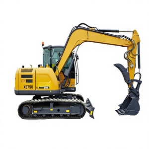 Mini-excavatrice sur chenilles XE75U de 7,5 tonnes, godet de 0,3 m³, puissance de 36,8 kW, machine hydraulique à bon prix - Product Image 1
