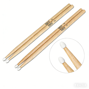 <span class=keywords><strong>Baquetas</strong></span> de Arce PlayBeat al por Mayor, <span class=keywords><strong>Baquetas</strong></span> de Práctica con Punta de Nailon 5A 7A para Principiantes, Venta al por Mayor para Escuelas - Product Image 1