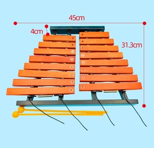 Wholesale Orff <b>Musical</b> <b>Instruments</b> 16-Tone Wooden Percussion Xylophones With Plastic Sticks for Kids Training - Product Image 5