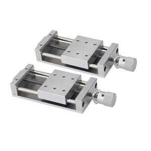 Meja geser Manual Mini silang presisi rel linier X/Y Platform sumbu + penjepit B untuk kontrol Digital pengolahan CNC - Product Image 5