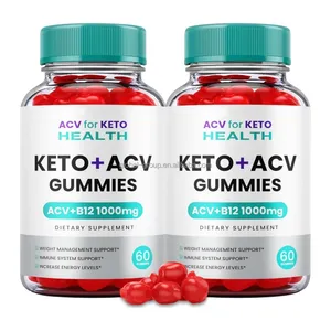 개인 라벨 체중 감량 보충제 Keto ACV 구미 사과 사이다 식초 구미